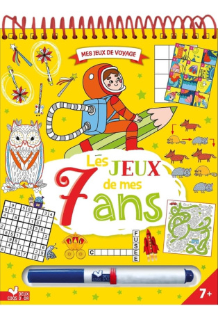 Les jeux de mes 7 ans - Avec 1 feutre effaçable