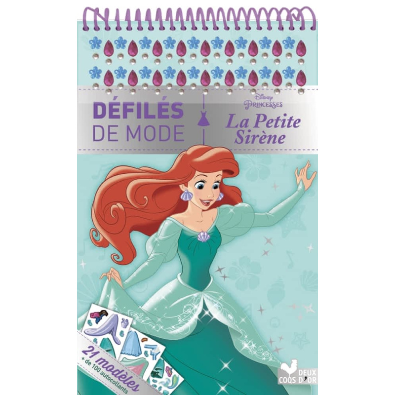 La Petite Sirène - 21 modèles + 200 autocollants La Petite Sirène - 21 modèles + 200 autocollants