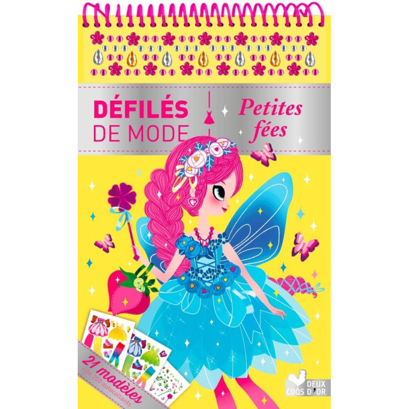 Petites fées - 21 modèles + 200 autocollants Petites fées - 21 modèles + 200 autocollants