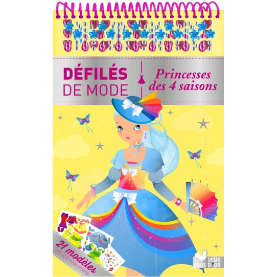 Princesses des 4 saisons - 21 modèles + 200 autocollants