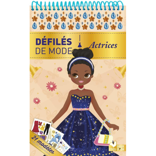 Actrices - 21 modèles + 200 autocollants