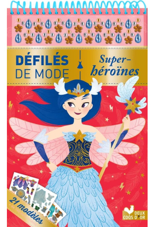 Super héroïnes - 21 modèles +  160 autocollants