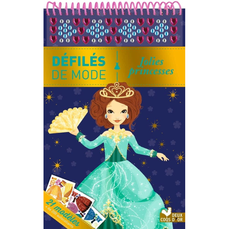 Jolies princesses - 21 modèles + 200 autocollants Jolies princesses - 21 modèles + 200 autocollants