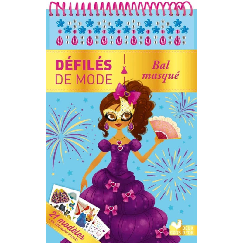 Bal masqué - 21 modèles + 200 autocollants