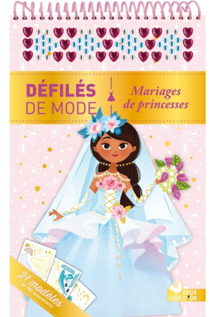 Mariages de princesses - 21 modèles + 180 autocollants