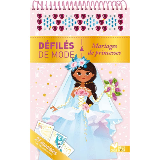 Mariages de princesses - 21 modèles + 180 autocollants