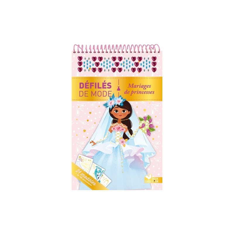 Mariages de princesses - 21 modèles + 180 autocollants