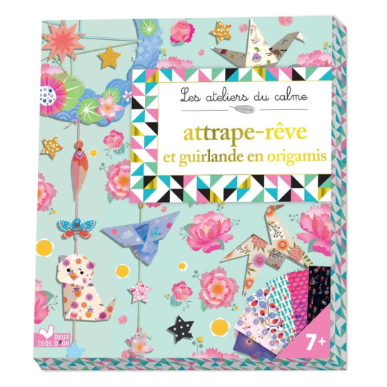 Attrape-rêve et guirlande en origamis