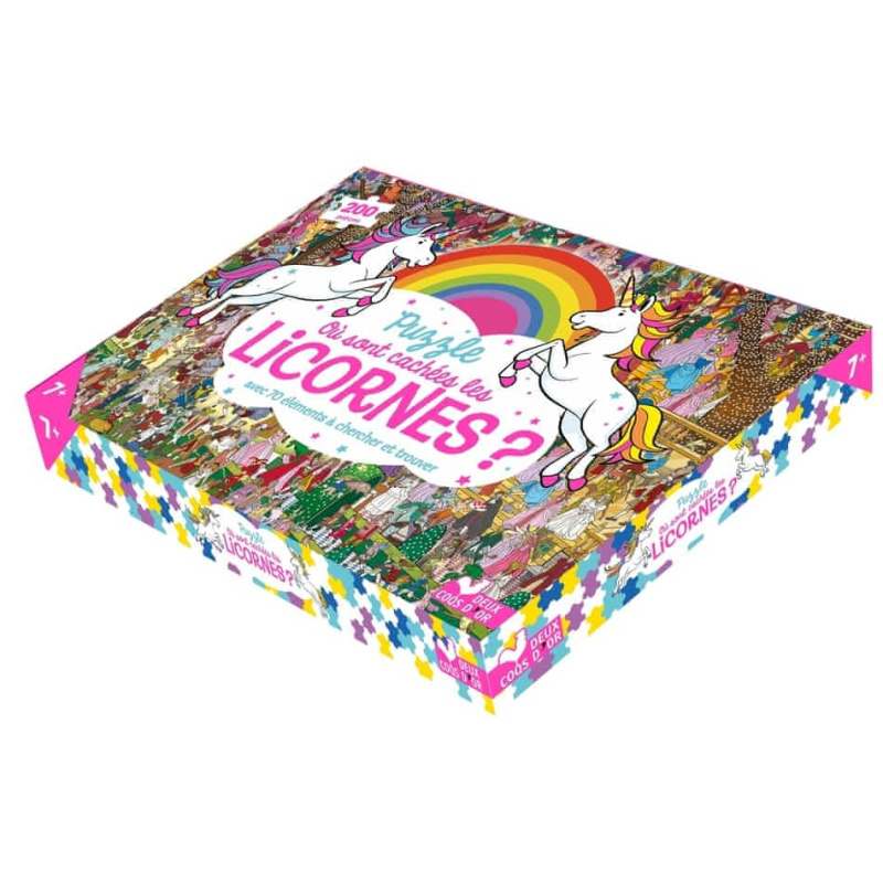 Puzzle Où sont cachées les licornes ? Puzzle Où sont cachées les licornes ?