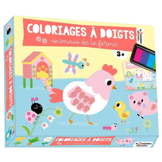Coloriages à doigts Animaux de la ferme