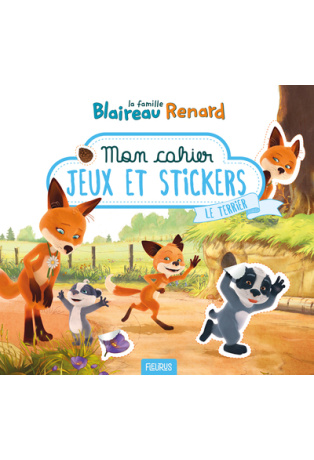 Mon cahier jeux et stickers   Le terrier