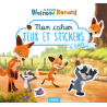 Mon cahier jeux et stickers   Le terrier