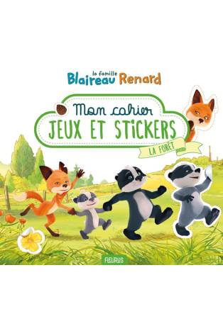 Mon cahier jeux et stickers - La forêt