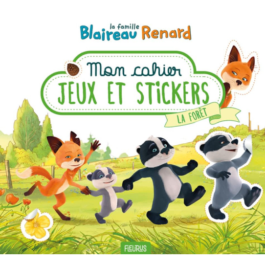 Mon cahier jeux et stickers - La forêt