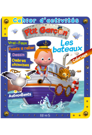 Cahier d'activités les bateaux- Grand Format