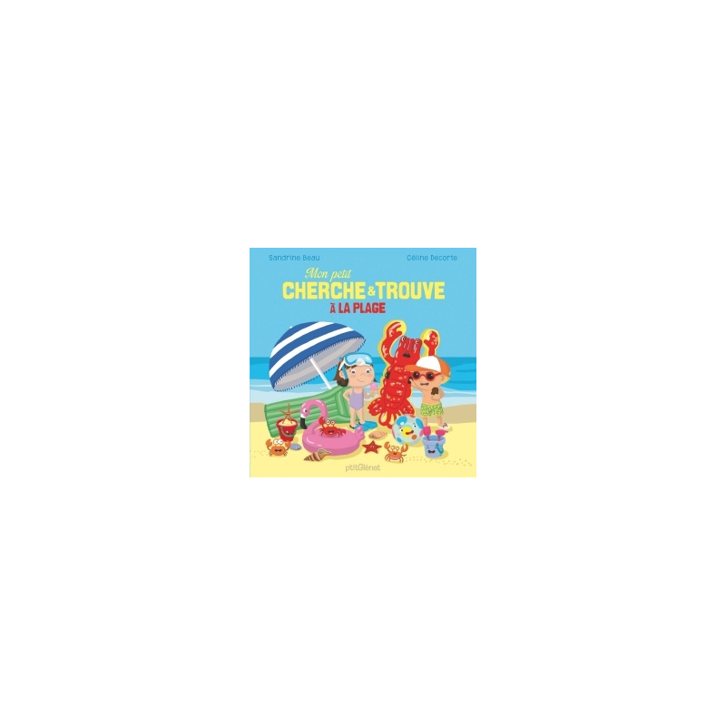 Mon petit cherche et trouve à la plage