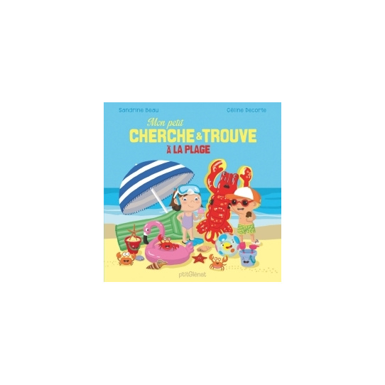 Mon petit cherche et trouve à la plage