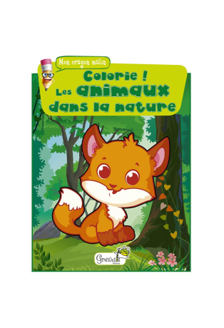 Colorie les animaux dans la nature