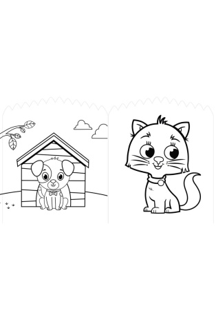 Colorie nos amis les animaux
