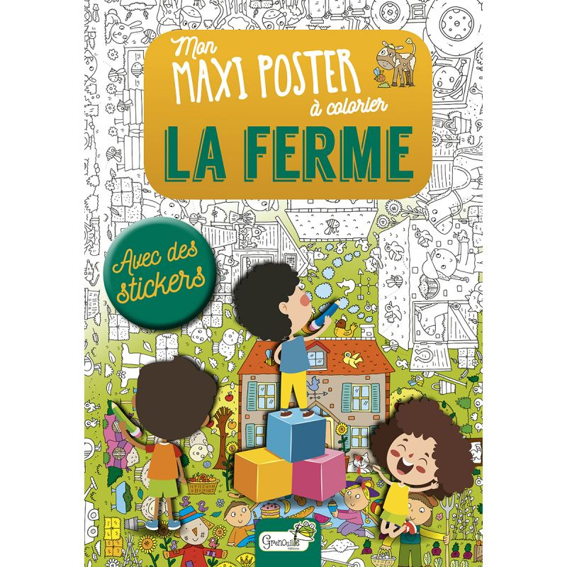 La Ferme - Avec un grand poster et des stickers