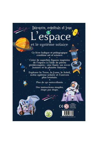 L'espace - Plus de 150 autocollants et 10 modèles