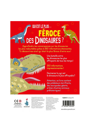 Qui est le plus... féroce des dinosaures ?