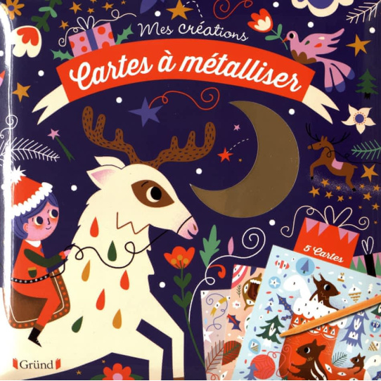 Cartes à métalliser Noël