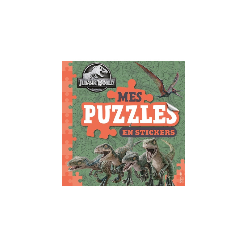 Jurassic World - Mes puzzles en stickers