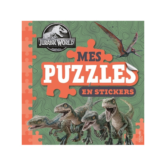 Jurassic World - Mes puzzles en stickers
