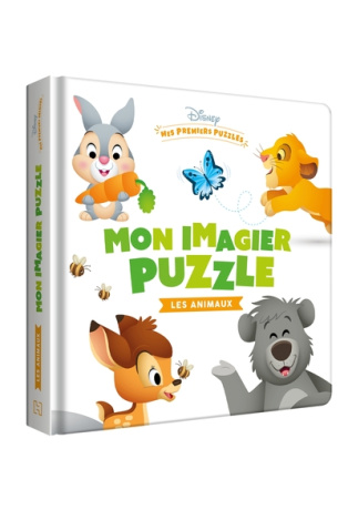 DISNEY BABY - Mes Premiers Puzzles - Les animaux - Imagier Puzzle 4 pièces