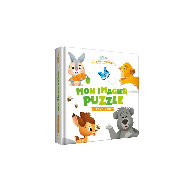 DISNEY BABY - Mes Premiers Puzzles - Les animaux - Imagier Puzzle 4 pièces