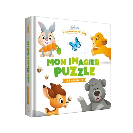 DISNEY BABY - Mes Premiers Puzzles - Les animaux - Imagier Puzzle 4 pièces