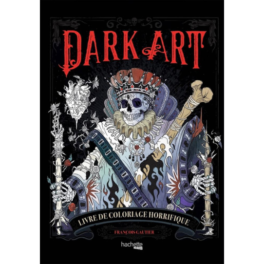 Dark art - Livre de coloriage horrifique- Grand Format
