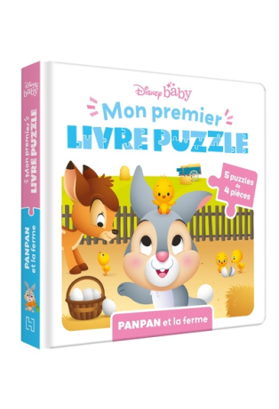 Disney Baby : Mon premier livre puzzle - Panpan et la ferme