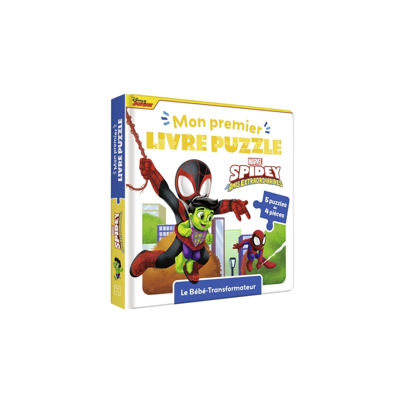 Spidey et ses amis extras – Livre puzzle : Le bébé-Transformateurs Spidey et ses amis extras – Livre puzzle : Le bébé-Transformateurs