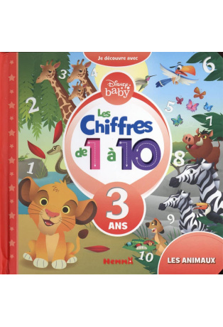Les chiffres de 1 à 10 - 3 ans - Les animaux