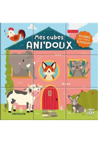 Mes cubes Ani'doux - 9 cubes pour réaliser 6 puzzles