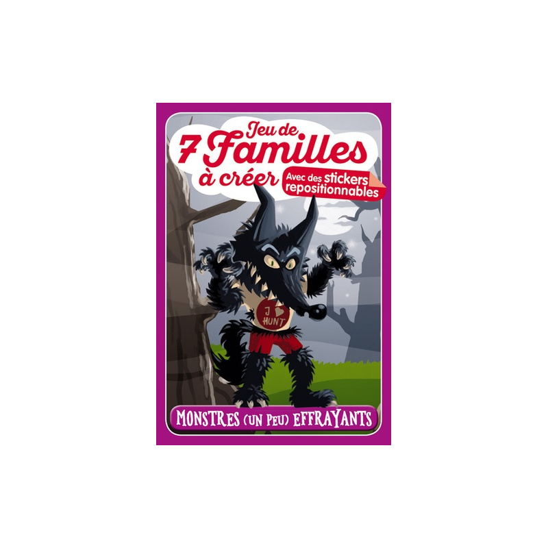 Monstres (un peu) effrayants - Jeu de 7 familles