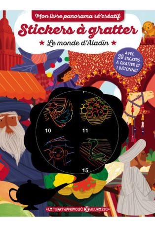 Stickers à gratter - Le monde d'Aladin