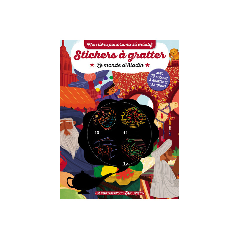 Stickers à gratter - Le monde d'Aladin