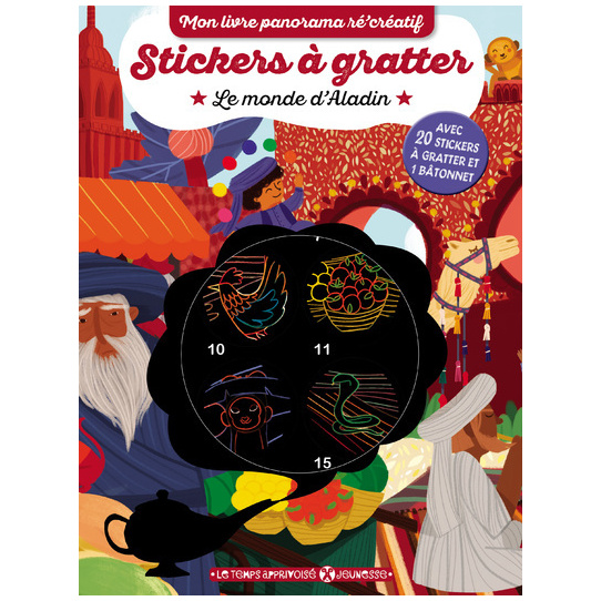Stickers à gratter - Le monde d'Aladin