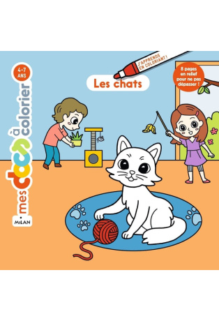 Les chats - Coloriage