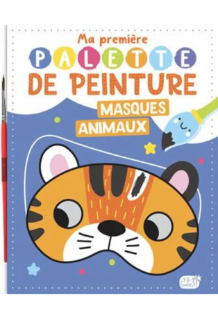 Masques animaux - Avec 1 pinceau