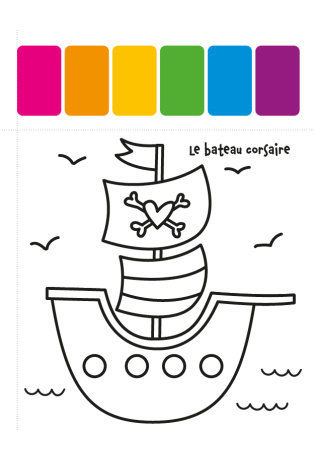 Pirates - Avec 1 pinceau