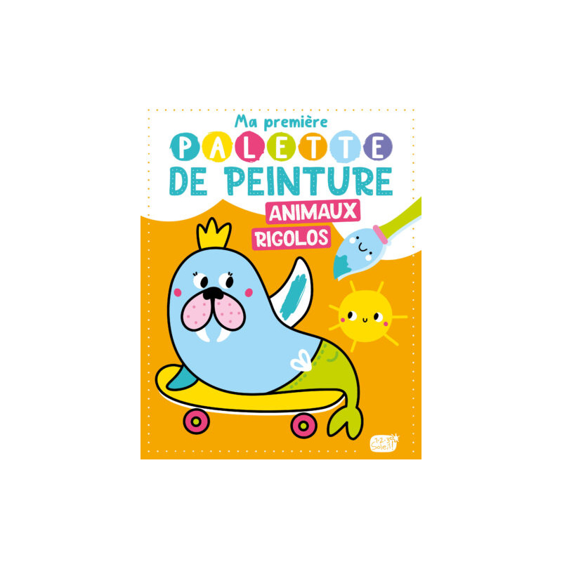 Animaux rigolos - Avec 1 pinceau