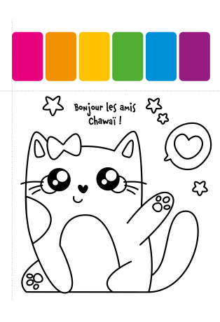 Kawaii - Avec un pinceau