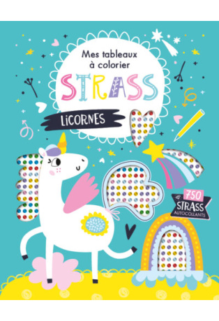 Licornes - Avec 1200 strass autocollants