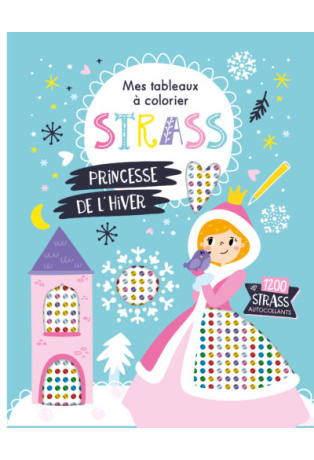 Princesse de l'hiver - 1200 strass autocollants