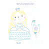 Princesse de l'hiver - 1200 strass autocollants