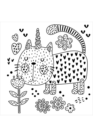 Caticorns - Avec 1 pinceau
